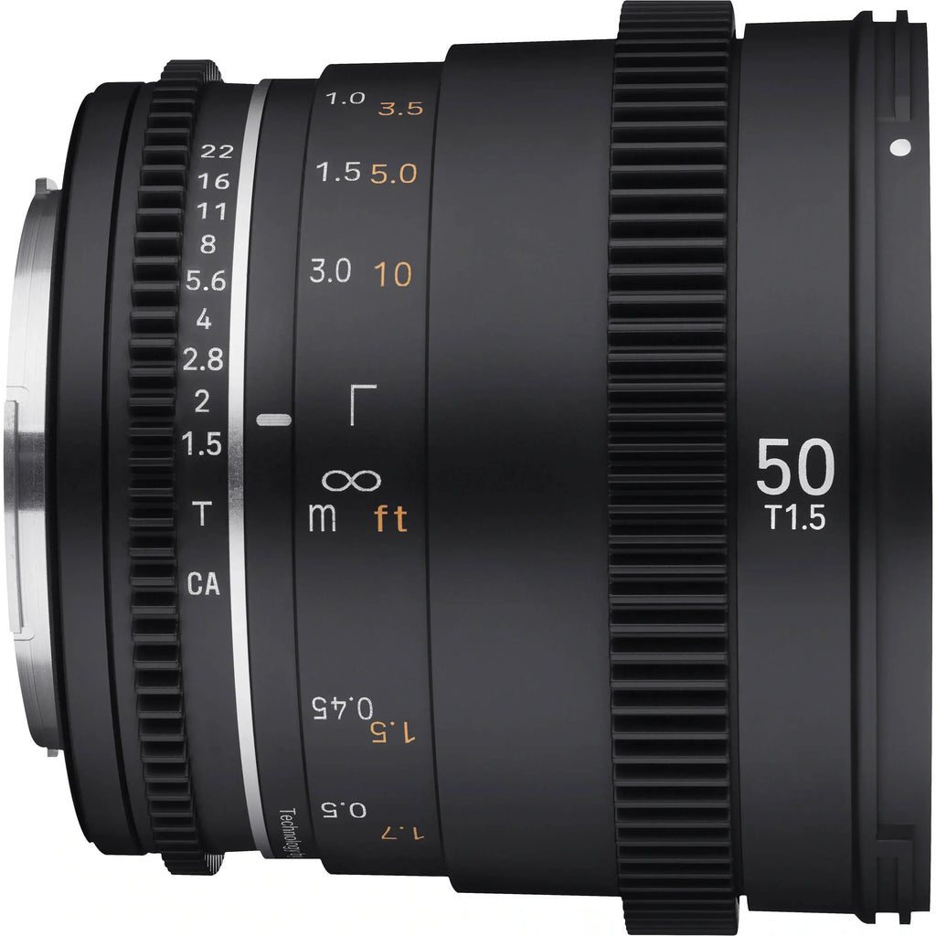 Samyang 50mm T1.5 MK2 VDSLR Full Frame Lens (Sony E) samyang