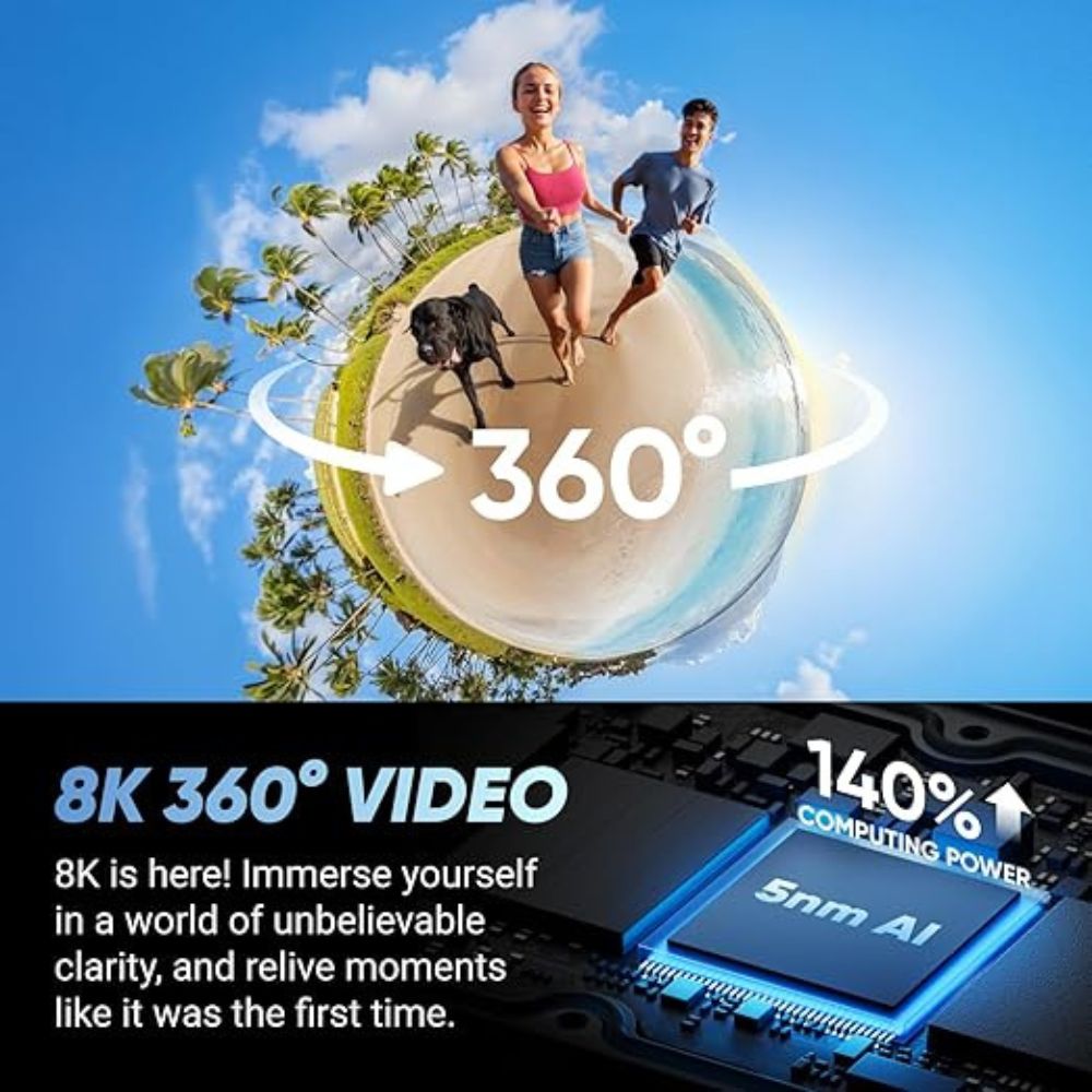 Insta360 X4 Air 8K 360 Action Camera - Standard Bundle - Black
