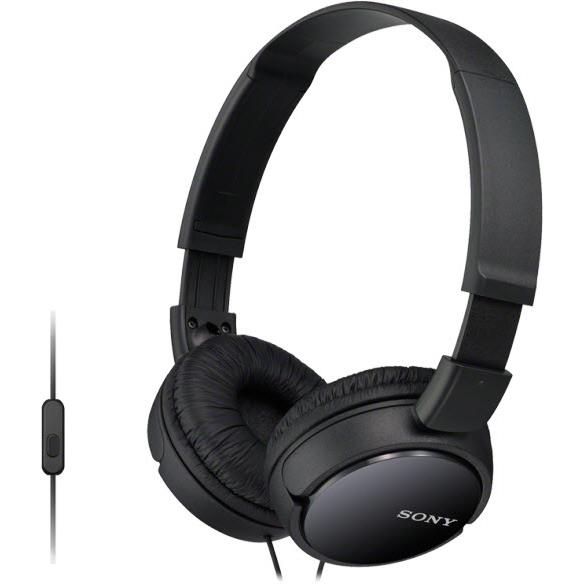 Sony MDR-ZX110AP Headphones - Black Sony