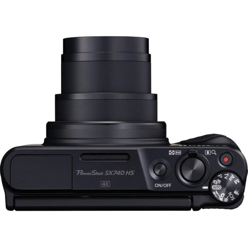 Canon PowerShot SX740 HS Lite Edition – 20.3 MP Compact Travel Zoom Camera (Black)