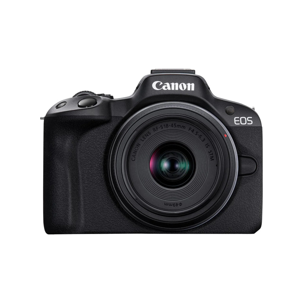 Canon EOS R50 Mirrorless Camera Kit (Black) with RF-S 18-45mm & RF-S 55-210mm Lens Bundle