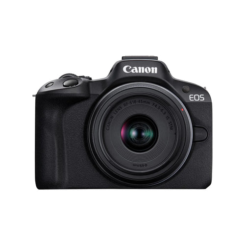 Canon EOS R50 Mirrorless Camera Kit (Black) with RF-S 18-45mm & RF-S 55-210mm Lens Bundle