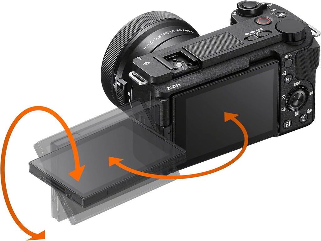 Sony ZV-E10 II Mirrorless Camera with 16-50mm Lens (ZV-E10M2K) – Black