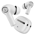 White wireless earbuds 