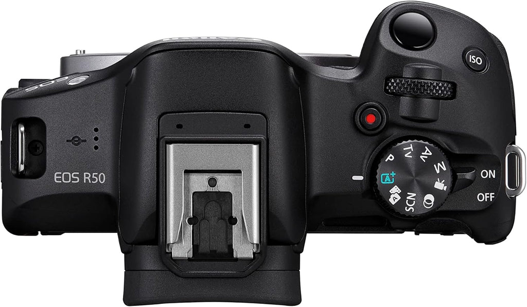 Canon EOS R50 Kit with RF 18-45mm Lens (Black)