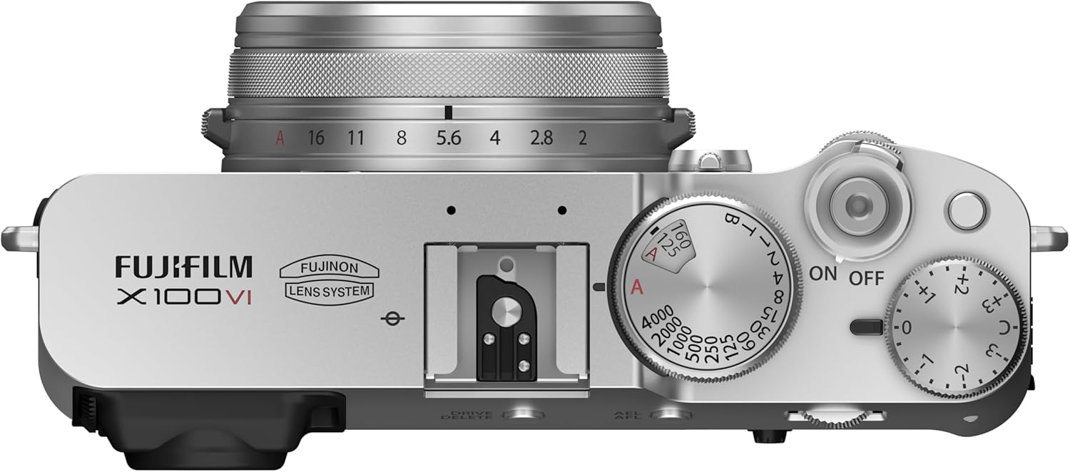Fujifilm X100VI Digital Camera – 40MP, 6-Stop IBIS, 4K/6.2K Video - Silver