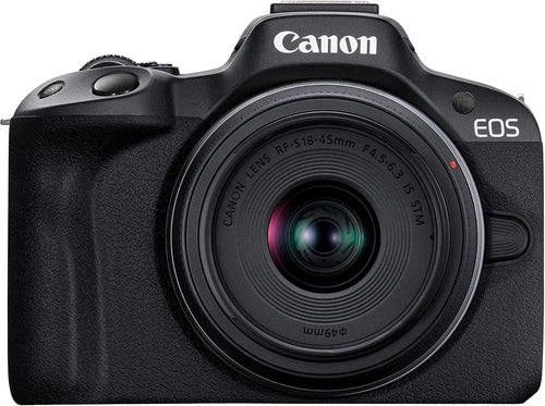 Canon EOS R50 Kit with RF 18-45mm Lens (Black)