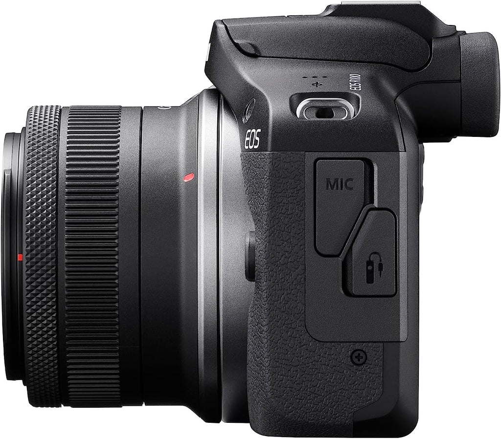 Canon EOS R100 Mirrorless Camera Kit with RF-S 18-45mm Lens – 24.1MP APS-C – Compact & Lightweight (Black)