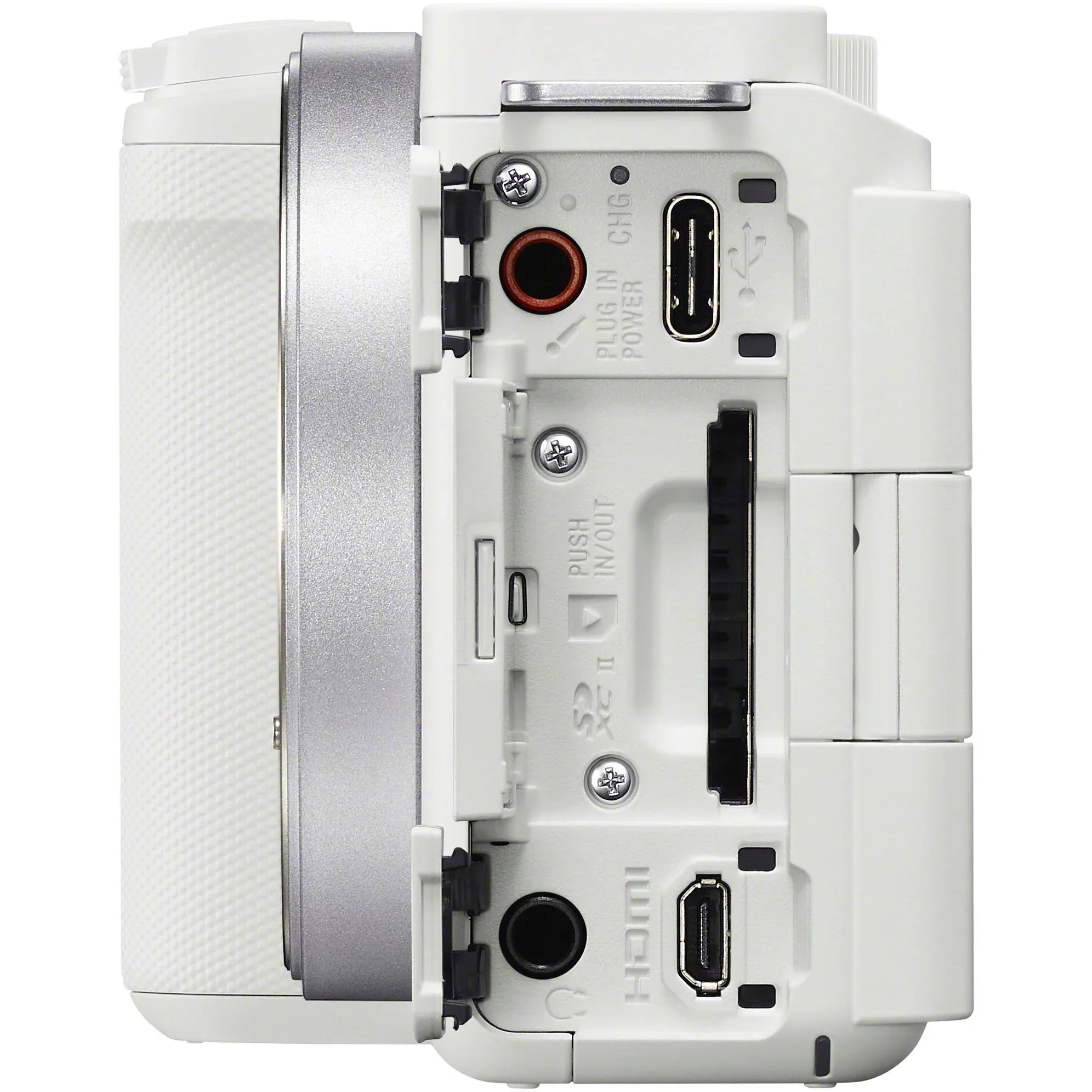 Sony ZV-E10 Mirrorless Camera with 16-50mm Lens (ILCZV-E10L) (White)