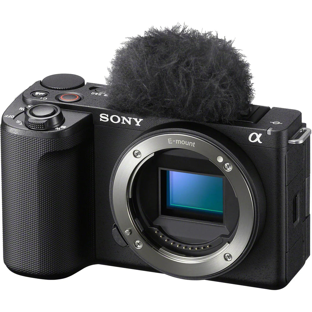 Sony ZV-E10 Mirrorless Camera Body (ILCZV-E10) (Black)