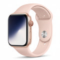 Apple Watch Series 5 44mm GPS + Cellular Gold Aluminum Case with Pink Sport Band () Apple