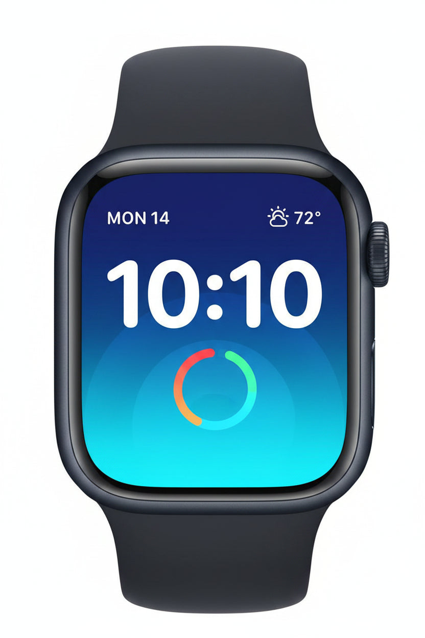 Apple Watch Series 7 45mm GPS Aluminium Case with Midnight Sport Band - Excellent - Refurbished Apple
