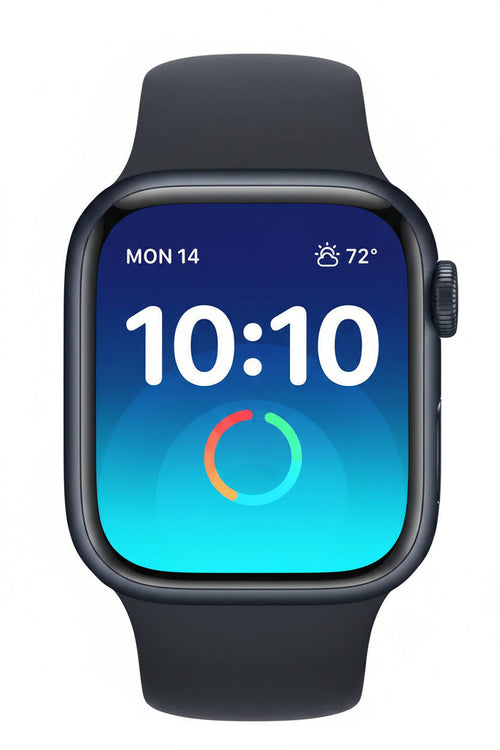 Apple Watch Series 7 45mm GPS Aluminium Case with Midnight Sport Band - Excellent - Refurbished Apple