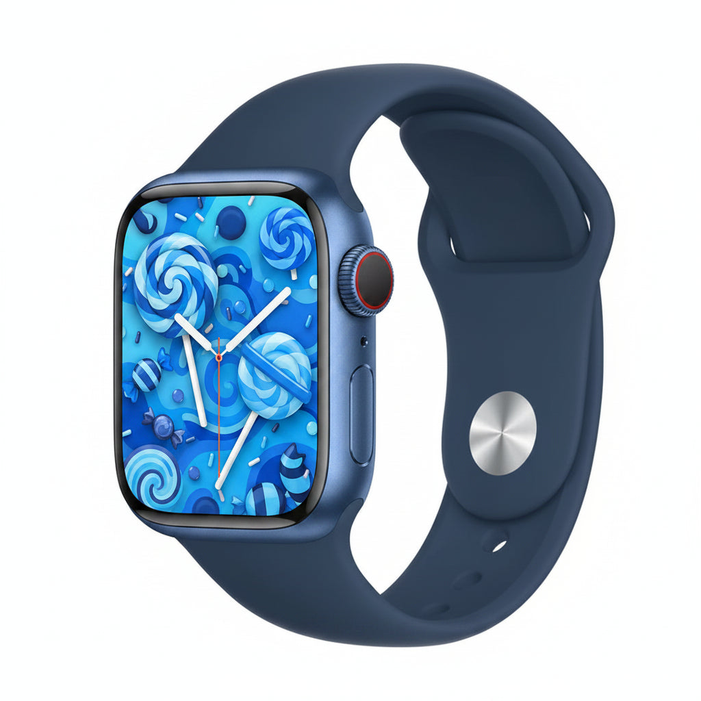 Apple Watch Series 7 45MM GPS + Cellular - Aluminum Case Blue - Sport band Abyss Blue () APPLE