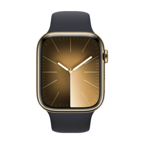 Apple Watch Series 9 41mm, 45mm GPS + Cellular Aluminium Case - Starlight, Silver, Midnight, Red, Pink, Graphite, Gold with Generic Band Smartwatch apple