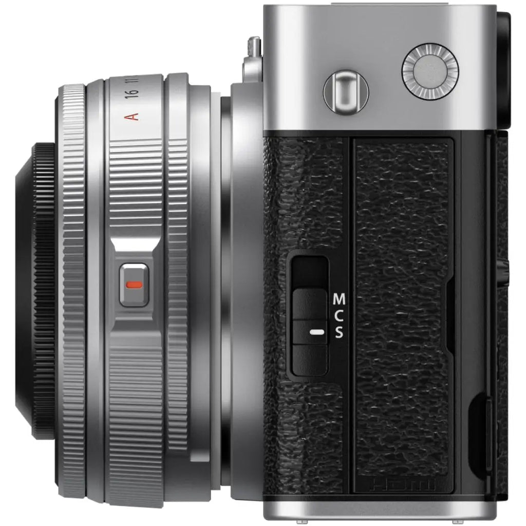 Fujifilm X-E5 Mirrorless Camera Kit with XF 23mm f/2.8 R WR Lens – Silver