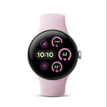 Google Pixel Watch 3 41mm LTE - 32GB - Silver - Rose Quartz Active Band Smartwatch - Pristine - Refurbished
