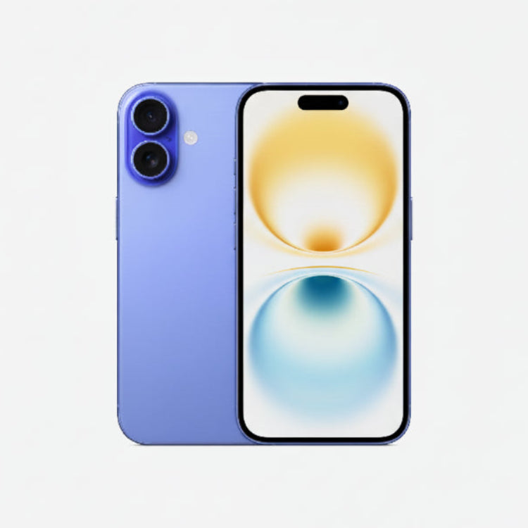 Smartphone with a blue gradient on a white background