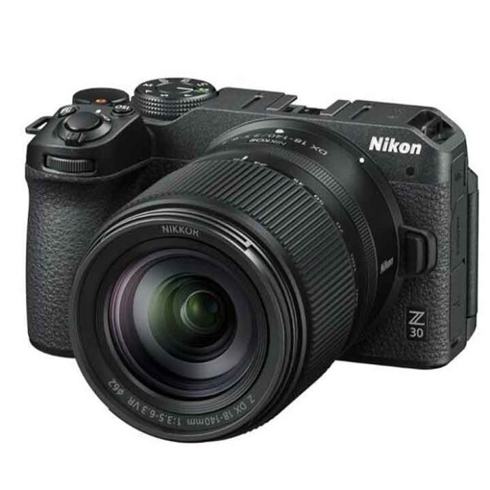 Nikon Z30 Mirrorless Camera + 18-140mm VR Kit – 20.9MP DX Vlogging & Travel Bundle