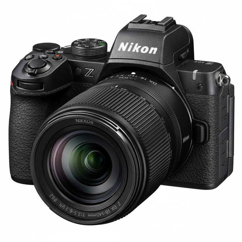 Nikon Z50 II Mirrorless Camera + Z DX 18–140 mm VR Kit — APS-C Travel & Vlogging Bundle