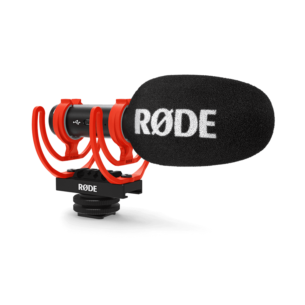 Rode VideoMic GO II Ultracompact Analog/USB Camera-Mount Shotgun Microphone Rode
