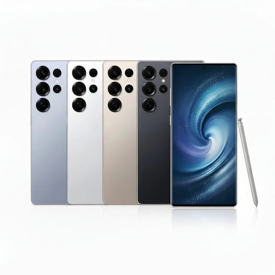 Samsung Galaxy S25 Ultra - 12GB RAM - 256GB, 512GB - Titanium Black, Gray, Blue Silver, White Silver, Jade Green, Pink Gold, Jet Black - Excellent - Refurbished
