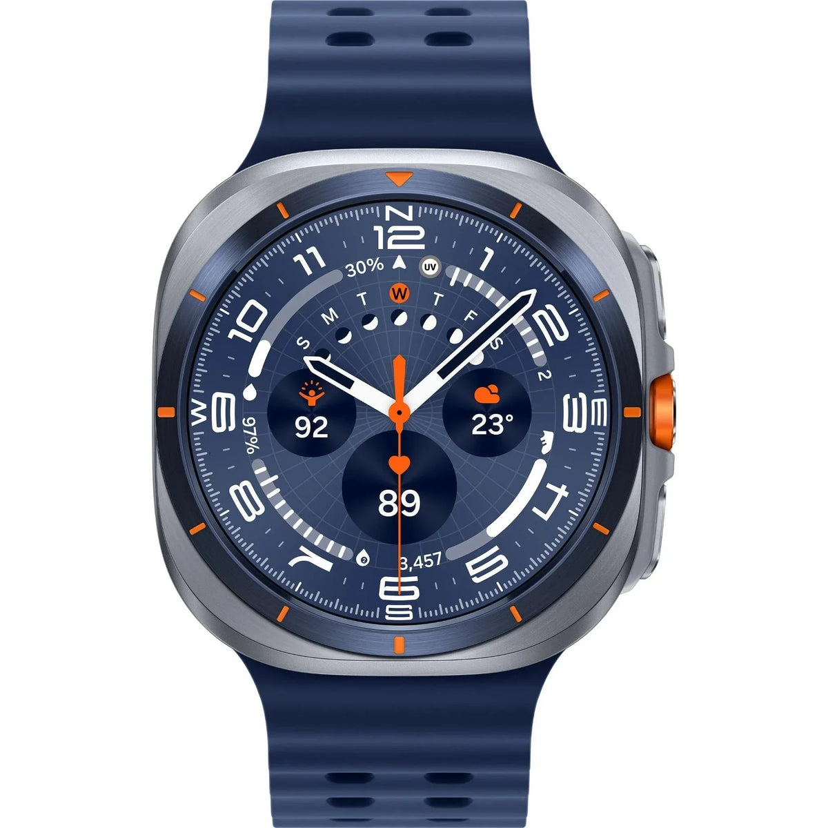 Smartwatch Samsung Watch Ultra 47mm LTE 47mm in Titanium Blue color variant.